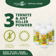 MAPECON GREENOVATIONS F3 Termite and Ant Killer Powder 80 GRAMS — BUNDLE OF 3