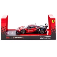 TARMAC WORKS X IXO MODELS 1/64 T64-072-22MGP51 FERRARI 488 GT3 GT CUP 2022 HARMONY RACING 51 RED