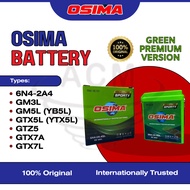 OSIMA Motorcycle Gel Battery Bateri Motor EX5 LC135 Y15ZR Kriss Y15 6N4 2A4 GM3L GM5L YB5L GTX5 YTX5