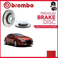 BREMBO Front Disc Rotor (2pcs) - Renault Megane III 2.0 Coupe DZ1N (Slot Type)