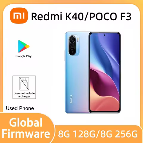Xiaomi Redmi K40/POCO F3 5G Smartphone CPU Qualcomm Snapdragon 870 Clular phone 48MP Camera used pho