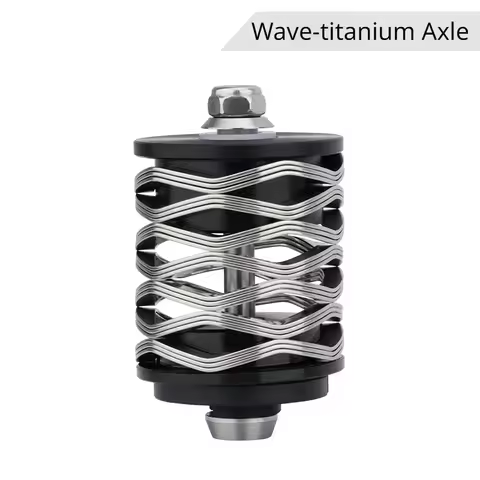 BMX Double Spring Rear Shock Absorber Spring Suspension Titanium/Steel Axle Suitable for Brompton Fo