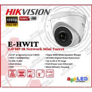 Hikvision E-HWIT 2MP Hiwatch Series Turret IP PoE Network Infrared CCTV Camera