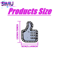 ส่งจากไทย SIMU รูปแบบใหม่ 12v 24v USB Thumb Up Gesture Light For Interface Car Expression Fun Atomo