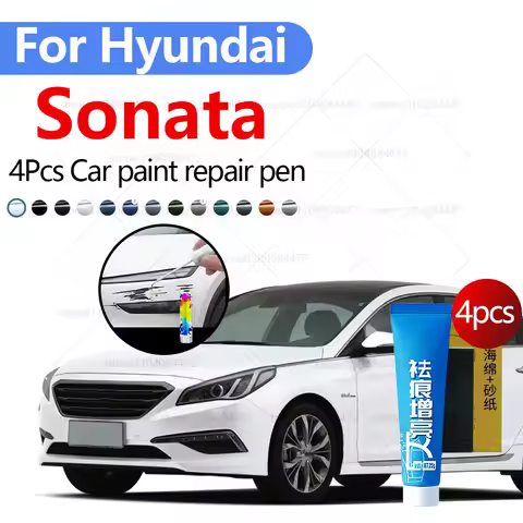 Car Paint Repair Pen For 1985-2025 Hyundai Sonata Paint Scratch Repair Accessories 4PCS White WW8 Bl