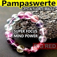 FENGSHUI FLUORITE "Genius Stone" Crystal Bracelet Lucky Charm for Healing Energy Career Opportunity 