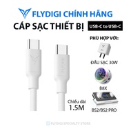 [Genuine] [BH12T] Flydigi USB-C to USB-C charging cable – compatible with 30W / B8X / BS2 / BS2 Pro 