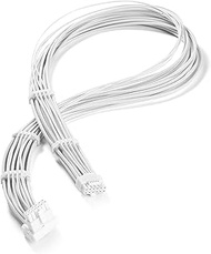 Formulamod 16AWG 12VHPWR 90 Degree PSU Sleeved Cable,27.5inch PCI-e 5.0 16Pin (12+4) Male to Male Po