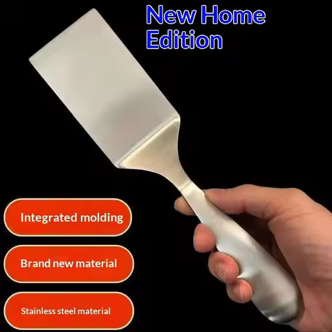 Restaurant home small pan spatula stainless steel flat spatula steak spatula pancake spatula tiramis