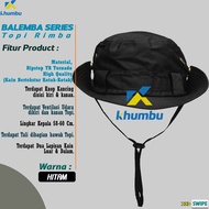 KHUMBU - Topi Cowboy Balemba Series Motif PRAMUKA | Topi Pendaki Corak Loreng Militer | Jungle Hat