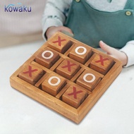[vsrhkq] Wooden Board Games XO Fun Board Games for Families to Challenge Brain Games Kids and Adult