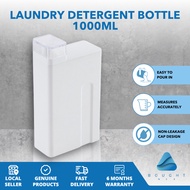 Laundry Detergent Bottle - 1000ml Refillable, Softener Storage Dispenser