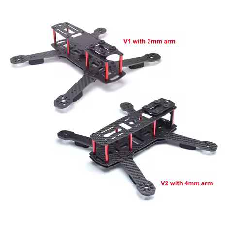 High Quality ZMR250 QAV250 250 250mm with 3mm or 4mm Arm Carbon Fiber Quadcopter Frame Kit For FPV D