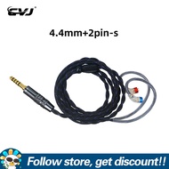 CVJ LS200-S คู่หูฟังชุบเงินเกลียวตัวเชื่อมต่อสาย2Pin-S สำหรับ TANGZU WANER CVJ Assassassassassassin 