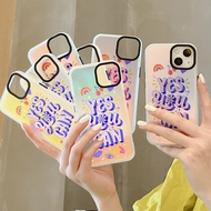 Rainbow Color Changing Matte iPhone case Yes you can iphone 6 7 8 plus x xr xs 11 12 13 14 15promax 