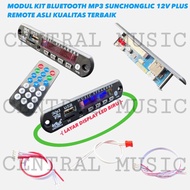 MODUL KIT BLUETOOTH MP3 SUNCHONGLIC 12V PLUS REMOTE ASLI KUALITAS TERBAIK