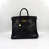 Hermes89🖤黑色阿爾丁牛皮Vintage HAC Birkin32手提包
