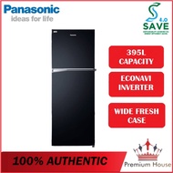 Panasonic 395L 2 Door ECONAVI Inverter Refrigerator | NR-TL381BPKM (Fridge Peti Sejuk Peti Ais 冰箱