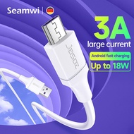 Seamwi Micro USB Cable 3A Fast Charging USB Data Cable Mobile Phone Charging Cable for Android Samsung Oppo HTC LG Tablet