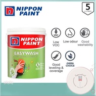 Nippon Easy Wash 5L | Nippon Paint | Interior Wall Finishing Paint | Matt | Easy Clean