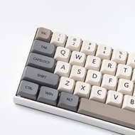 XDA Profile 120 PBT Keycap DYE-SUB Personalized Minimalist White Gray English Japanese Keycap For Me