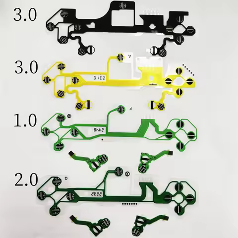 5pcs/Lot Original New for Ps5 Conductive Film V1.0 2.0 3.0 Game Pad Controller Button Flex Cable Rib