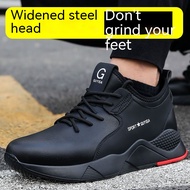 Waterproof Safety Boots High-Top Safety Shoes Steel Toe-Toe Safety Shoes Wear-Resistant Anti-Slip Ac