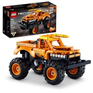 LEGO Technic Monster Jam El Toro Loco, 2 in 1 Pull Back Truck to Off Roader Car Toy 42135, Monster T