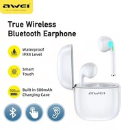 Awei T28 In-Ear True Wireless Earphones Sports Stereo Headset Sound HiFi Bass Earphone with Microphone