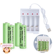 JIGGYZO AA / AAA Battery Charger Universal Adapter Rechargeable USB Battery Charger