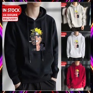 Ready StockHoodie Naruto Lelaki Hoodie Man Hoodie Women Jaket Perempuan Hoodie Unisex Baju Hoodei Le