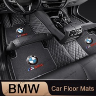 4PCS Car Floor Mat Car Carpet Odorless Anti-slip Car Floor Mats For BMW G20 F10 E46 F30 E39 G30 E60 