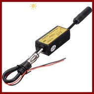 PTKFPT09 FM Converter, 12V FM 76-90 Mhz Car FM Expander, Durable Plastic Black Car Frequency Changer