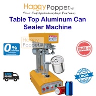 Happypopper Commercial Aluminum Can Canning Popcorn Bekas Bottle Sealing Sealer Machine Automatic Ta