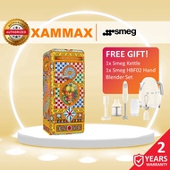 Smeg - FAB28RDGM3 - Divina Cucina Dolce & Gabbana Maiolica Collection - Hand Painted 1 Door Refriger
