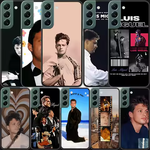 L-Luis Miguel Singer Phone Case For Samsung A15 A25 A35 A55 Galaxy A12 A22 A32 A52 A72 A54 A34 A24 A