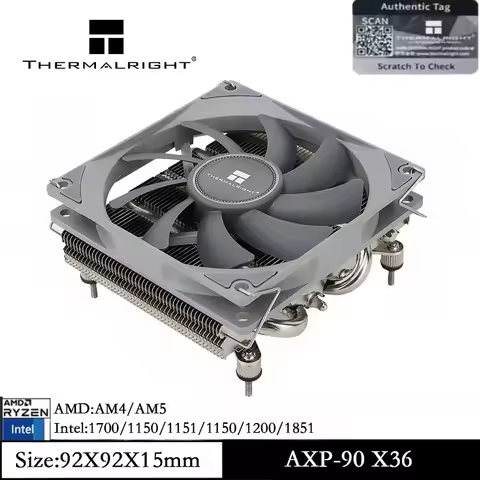 Thermalright AXP90 X36 Low Profile CPU Cooler TL-9015B PWM Fan Air Cooler for AMD AM4 AM5/Intel 1150