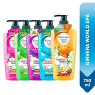 Ginvera World Spa Shower Scrub Body Wash, 750ml.