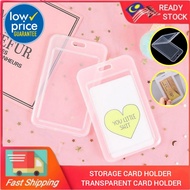 ID Card Holder | Transparent ID Card Holder I ID Tag Card Holder丨Storage ID Card Holder