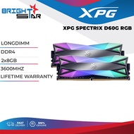 ADATA XPG Spectrix D60G Desktop RAM Longdimm 16GB (2x8GB) DDR4 3600MHZ