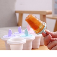 2018 Hot Ice Cube Lolly Molds Maker Form DIY Cute 6 Bear Mold Popsicle Molds Yogurt Ice Box Fridge F