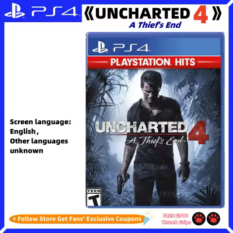 Sony Playstation 4 Ps4 UNCHARTED 4 A Thief's End Brand New Sony Genuine Licensed Game Cd Game Card P