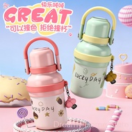 720ml cartoon 316 stainless steel tumbler tahan sejuk | large capacity student water cup, portable c