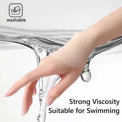 Waterproof 3 Pairs Nipple Covers 10cm Washable Reusable No Glue Sticky Plunge Invisible Silicone Nub