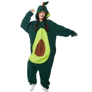ELEIMOS Halloween Onesie Avocado For Women Men Adult Animal Kigurumis Pyjamas Cartoon Pajama Homewea
