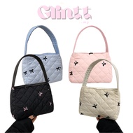 GLINTT.MY-ALEENA COQUETTE RIBON BAG SHOULDER BEG TANGAN KAIN CUTE COMEL CANTIK TRENDY MURAH LOKAL