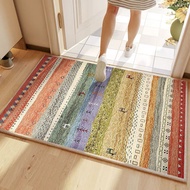 Vintage Carpet Floor Mat Doormat Entrance Door Mat Bedroom Entrance Hallway Bathroom Absorbent Floor