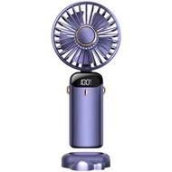 Portable Fan Personal Fan 5000MAh Rechargeable5 Speeds with LED Display90° Adjustable