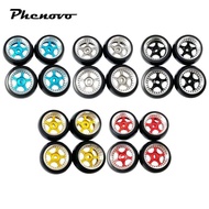 [Phenovo] 4x Car Rubber Tyre Hard Anodized Wheel Rims Wheel Set for K969 K989 P929 28 High Car