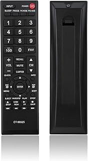 JISOWA Universal for All Toshiba TV Remote Control Replacement CT-90325 CT-RC1US-16 22AV600 32C120U 